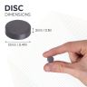 12mm dia x 3mm thick Y30 Ferrite Magnet - 0.1kg Pull