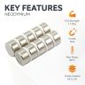 20mm dia x 10mm thick N42 Neodymium Magnet - 11.5kg Pull