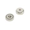 25mm dia x 8mm thick x 5.5mm c/bore N42 Neodymium Pot Magnet - 20kg Pull
