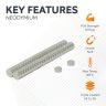 5mm dia x 2mm thick N35 Neodymium Magnet - 0.51kg Pull
