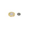 12mm dia x 2mm thick x 3.2mm c/sink Nickel Plated Mild Steel Disc