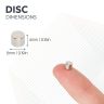 5mm dia x 4mm thick N35 Neodymium Magnet - 0.66kg Pull