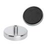 80mm dia x 32mm tall x M10 thread Ferrite Pot Magnet - 60kg Pull