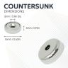 16mm dia Neodymium Pot Magnets, Steel Discs & Screws Pack