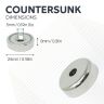 25mm dia x 8mm thick x 5mm c/sink N42 Neodymium Pot Magnet - 26kg Pull