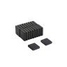 19 x 19 x 5mm thick Y10 Ferrite Magnets - 0.43kg Pull