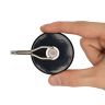 52mm dia Ferrite Pot Magnet with Swivel Hook - 9.9kg Pull