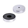 100mm dia x 22mm thick x 11mm hole Ferrite Pot Magnet - 68kg Pull