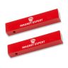 2x Alnico Rectangular Bar Magnets - 2.2kg Pull (15 x 10 x 75mm)
