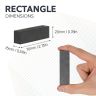 70 x 20 x 15mm thick Y30BH Ferrite Magnet - 4.6kg Pull