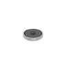 40mm dia x 8mm thick x 5mm c/sink Ferrite Y30BH Pot Magnet - 15kg Pull