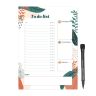 MagFlex® A4 Jungle Leaves To Do List Fridge Magnet - Flexible Magnetic Sheet