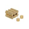 5mm dia x 4mm thick N35 Neodymium Magnet - 0.66kg Pull (Gold Plated)
