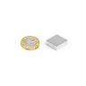 25.4mm x 25.4mm x 12.7mm thick N42 Neodymium Magnet - 21.07kg Pull - Licensed Material