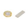 25 x 8 x 2mm thick N35 Neodymium Magnet - 2.1kg Pull