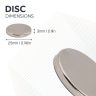 25mm dia x 3mm thick N42 Neodymium Magnet - 5.5kg Pull