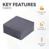 50 x 50 x 20mm thick (C8 Grade 3) Ferrite Magnet - 8.4kg Pull
