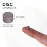 6mm dia x 4mm thick Diametrically Magnetised Samarium Cobalt Magnet - 0.3kg Pull