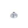25mm dia x 7mm thick Ferrite Pot Magnet with M4 Internal Thread - 1kg Pull