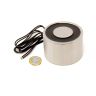 76.2mm dia x 50.8mm thick Electromagnet with 6mm Mounting Hole - 226kg Pull (12V DC / 12W)