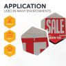 32mm dia Ferrite White Painted Clamping Magnet with M4 Hook - 7.3kg Pull