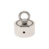 75mm dia x 25mm N42 Neodymium Pot Magnet with 2x M10 Eyebolts - 200kg Pull