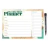 MagFlex® A4 Abstract Weekly Meal Planner Fridge Magnet - Flexible Magnetic Sheet