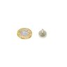 12mm dia x 5mm thick x M3 stud N42 Neodymium Pot Magnet - 4kg Pull