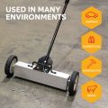 Magnetic Sweeper With Switchable Release - Sweeps Nails & Screws Quickly (23.5" wide)