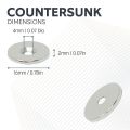 20mm dia Neodymium Pot Magnets, Steel Discs & Screws Pack