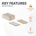 Adhesive 20 x 10 x 1.5mm thick N42 Neodymium Magnet - 2kg Pull