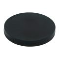 66mm dia x 8mm high Rubber Coated POS Magnet c/w M6 Boss Thread - 22kg Pull