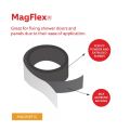 MagFlex® 25.4mm Wide Flexible Magnetic Tape - Premium Self-Adhesive
