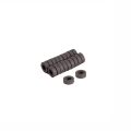 8mm O.D. x 4mm I.D. x 3mm thick Y10 Ferrite Magnets - 0.048kg Pull