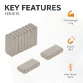 10 x 5 x 2mm thick N42 Neodymium Magnets - 1.1kg Pull