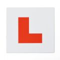 MagFlex® Magnetic Red 'L' Plates for Cars and Motorbikes (Pack of 2)