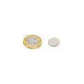 15mm dia x 2mm thick Samarium Cobalt Magnet - 1.4kg Pull