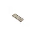 40 x 13.5 x 5mm thick Neodymium Channel Magnet w/ 2x 3.3mm c/sunk holes - 17kg Pull