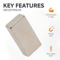 20 x 10 x 40mm thick N42 Neodymium Magnet - 11.2kg Pull
