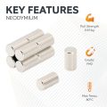 5mm dia x 8.47mm thick N42 Neodymium Magnets - 0.91kg Pull
