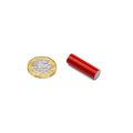 8mm dia x 25mm long Alnico Round Bar / Rod Magnets - 0.49kg Pull