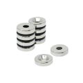 20mm dia x 5mm thick x 6mm c/s N35H Neodymium Magnet - 7.1kg Pull