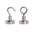 20mm dia Neodymium Clamping Magnet with M4 Hook or Eyebolt - 16.5kg Pull
