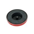(Seconds) 100mm dia x 15mm thick Ferrite Limpet Pot Magnet c/w M6 threaded hole - 55kg Pull