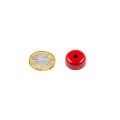 19.1mm dia x 7.75mm thick Alnico Shallow Pot Magnet c/w 3.7mm dia countersunk hole - 3kg Pull
