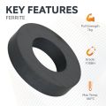 74mm O.D x 40mm I.D x 15mm thick Y30BH Ferrite Ring Magnet - 7kg Pull