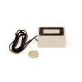 63.5 x 38.1 x 31.75mm thick Electromagnet with 5mm Mounting Hole - 91kg Pull (12V DC / 5W)