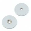 40mm dia x 5mm thick x 6.2mm c/sink Rubber Coated N42 Neodymium Magnet - 5kg Pull