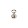 16mm dia Neodymium Clamping Magnet with M4 Eyebolt - Machine Lathed - 9.7kg Pull