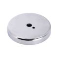 66mm dia x 10mm thick x 8mm hole Ferrite Pot Magnet - 39kg Pull
